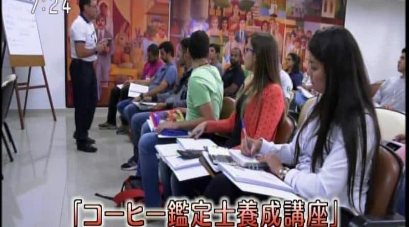 TV japonesa NHK realiza reportagem no curso de classificação e degustação de café do CCCMG