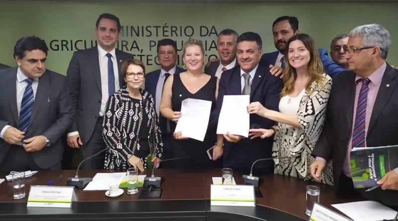 Deputado Emidinho Madeira aponta resultado positivo em reunião com a Ministra Tereza Cristina