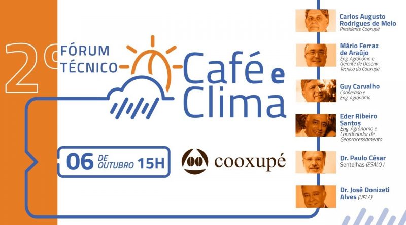 Cooxupé promove fórum técnico sobre café e clima com transmissão online