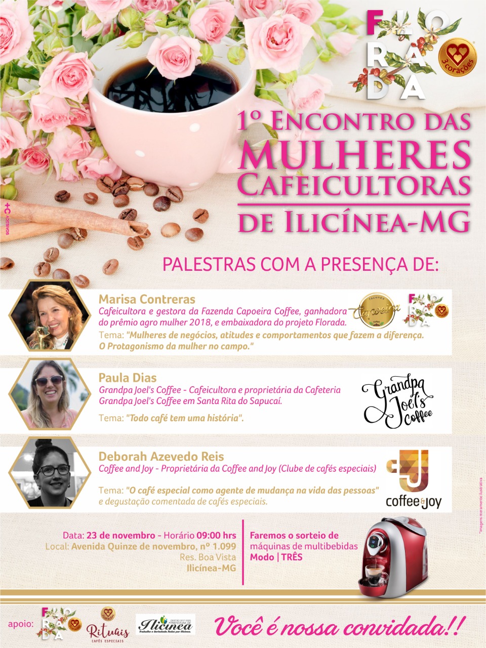 1º Encontro das Mulheres Cafeicultoras de Ilicínea (MG)