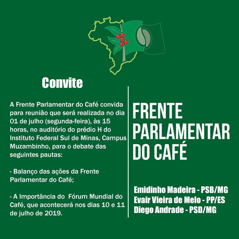 Frente Parlamentar do Café realiza reunião em Muzambinho (MG)
