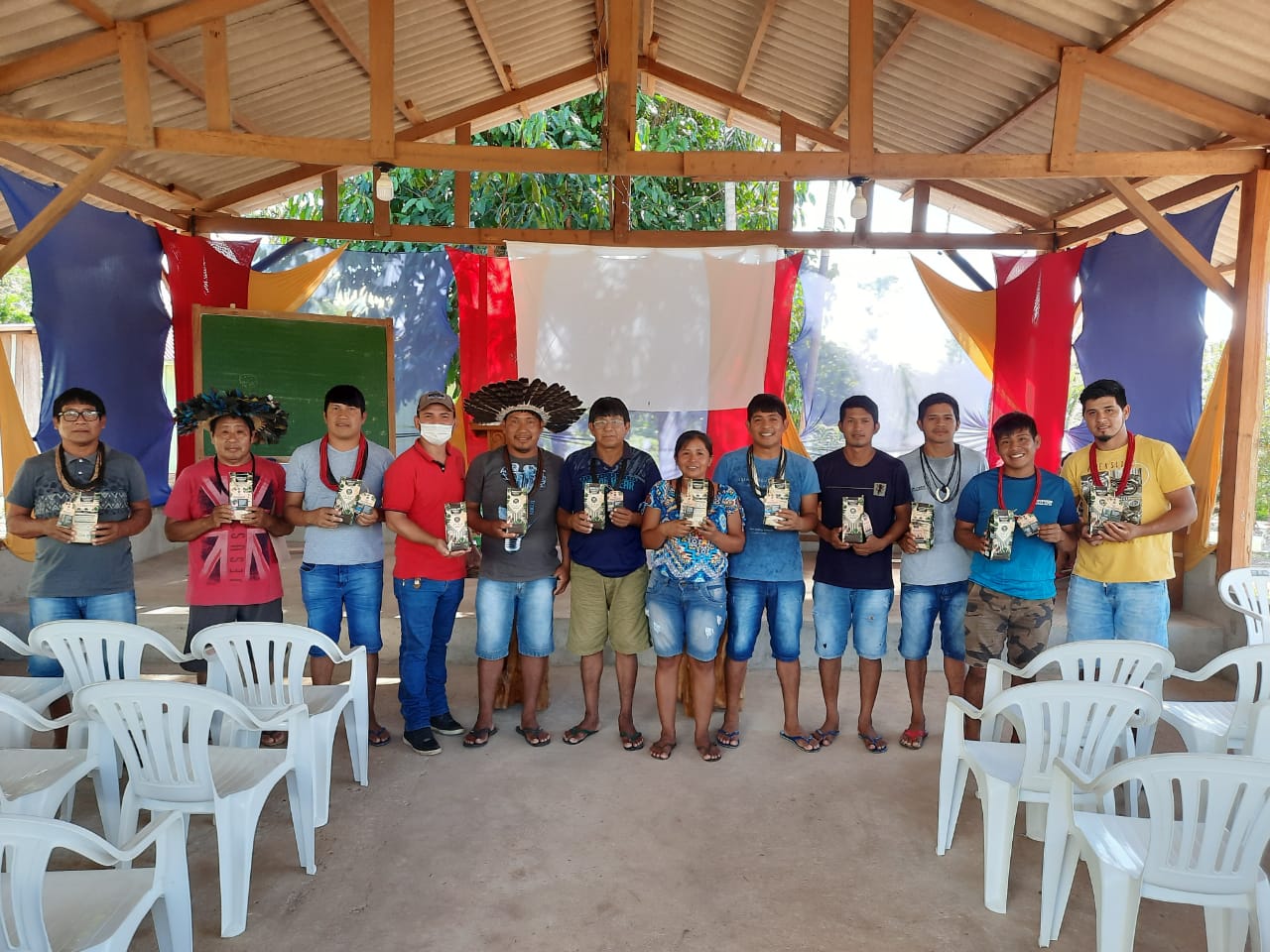Cafeicultores indígenas de Rondônia recebem microlotes de café especial em embalagem personalizada 1