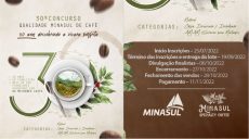 Inscrições abertas para o 30º Concurso Qualidade Minasul de Café